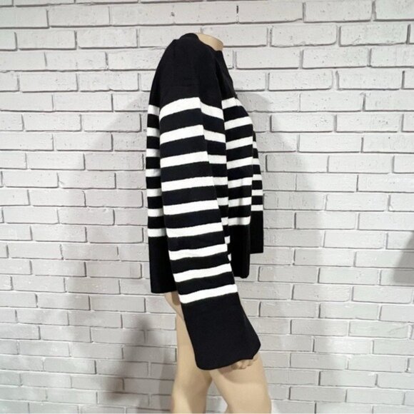 J.Crew Chunky Crewneck Sweater Supersoft Yarn NWT –Wool-Alpaca Blend Cropped - M - Picture 7 of 9